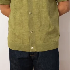 Thor S/S Cardigan 6584 - Evergreen