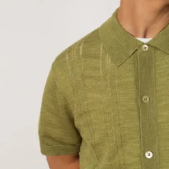 Thor S/S Cardigan 6584 - Evergreen