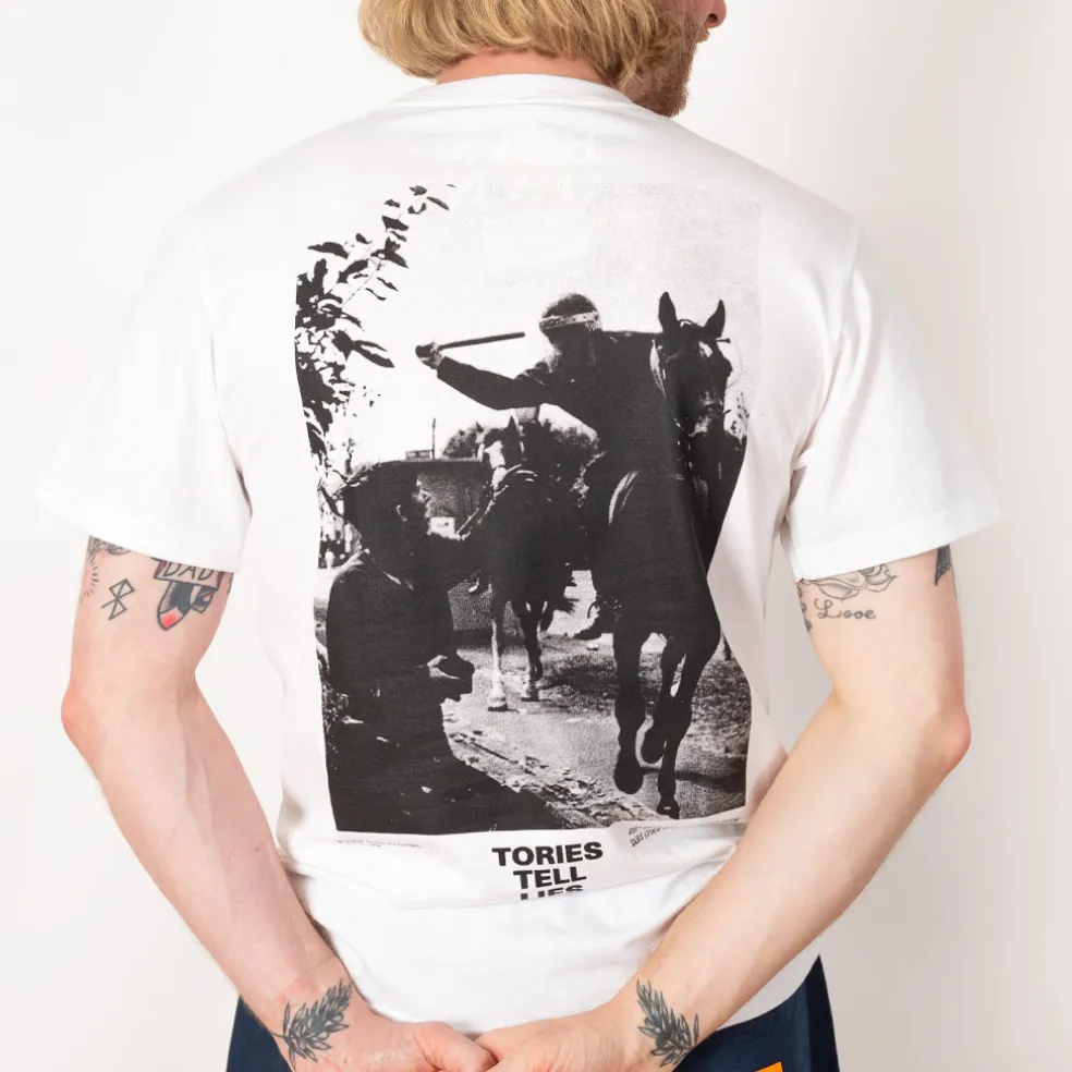 Tories Tell Lies Tee - White