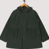Travel Half Parka - Woods Green