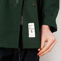 Travel Half Parka - Woods Green