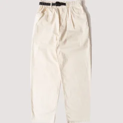 Tuck Belted Pants - Ecru
