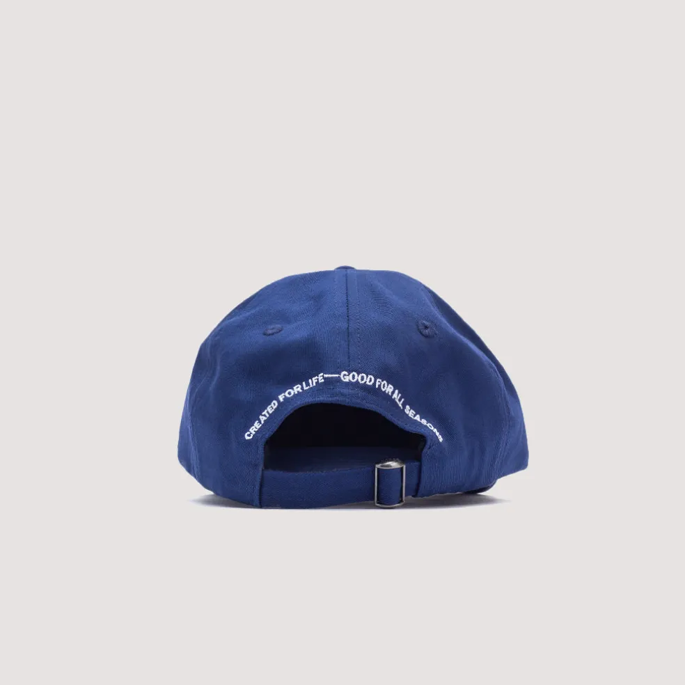 Twill 6 Panel Cap - Workwear Blue