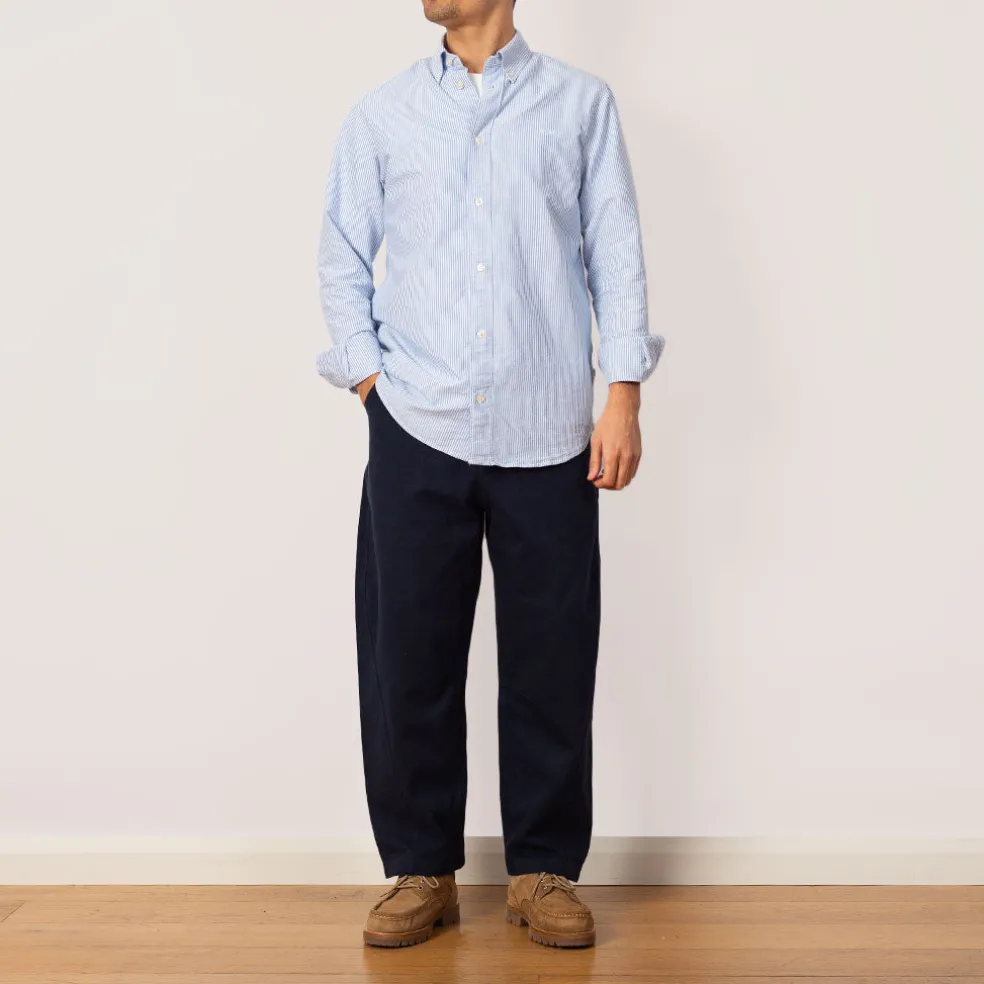 Twisted Trouser - Navy