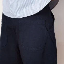 Twisted Trouser - Navy