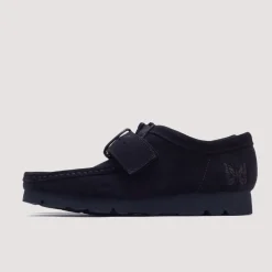 Wallabee Strap Lo - Black Suede