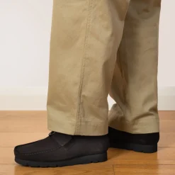 Wallabee Strap Lo - Black Suede