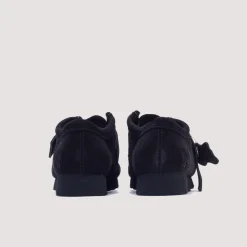Wallabee Strap Lo - Black Suede