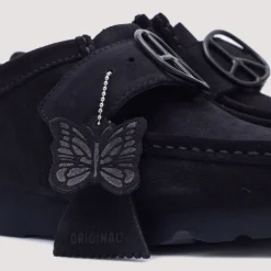 Wallabee Strap Lo - Black Suede