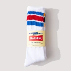 White 3 Pack - Yellow/Wine/Blue