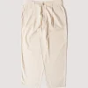 Wide Fit Trouser - Pumice Herringbone