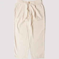 Wide Fit Trouser - Pumice Herringbone