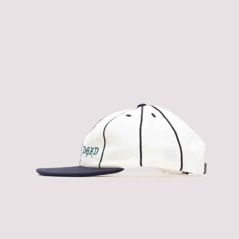 Wool Flannel 8 Panel Hat - Natural