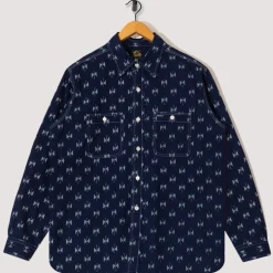 Work Shirt Indigo Kasuri - Papillon