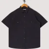 Work S/S Shirt - Top Charcoal