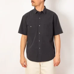 Work S/S Shirt - Top Charcoal