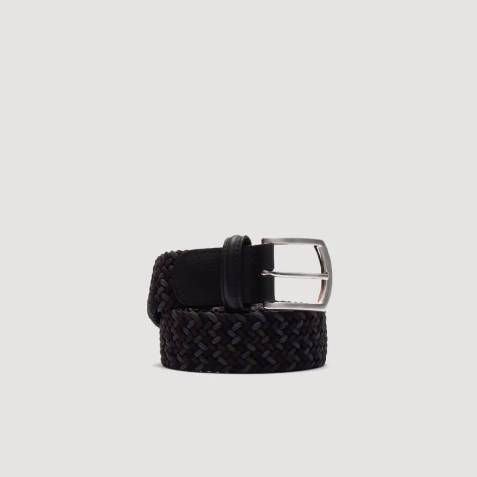 Woven Belt - Dark Navy Multi