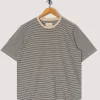 1x1 Stripe Tee - Deep Green