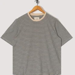 1x1 Stripe Tee - Deep Green