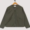 Zip Liner Jacket - Olive