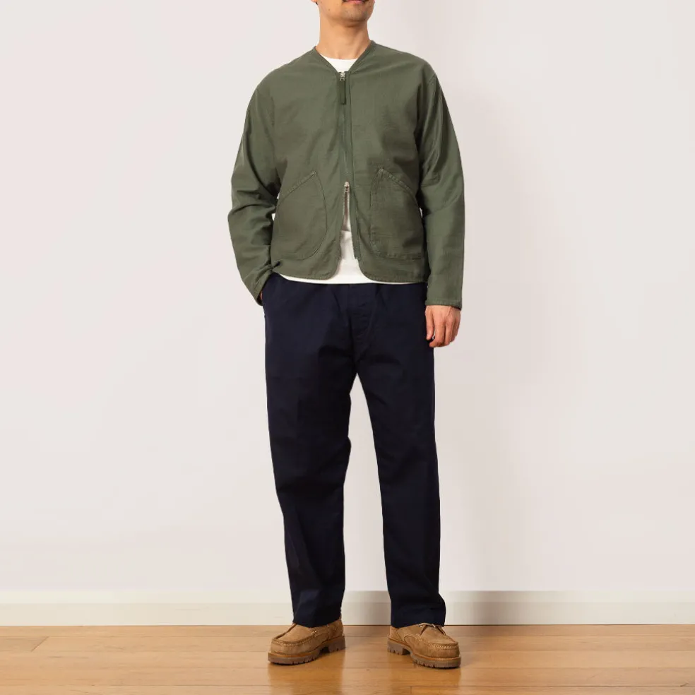 Zip Liner Jacket - Olive